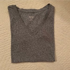 Heather Grey V-Neck